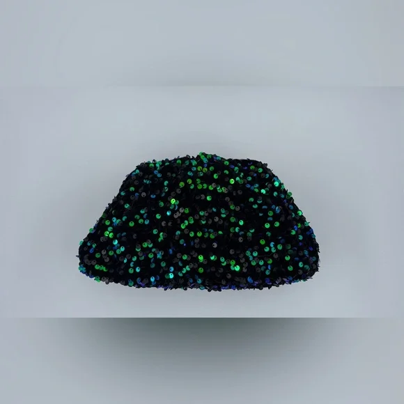 NWT Anthropologie Maeve The Frankie Mini Clutch: Velvet Sequin Edition gift - Picture 8 of 11